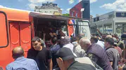 Alaca Cumhuriyet Meydanı’nda aşure günü bereketi