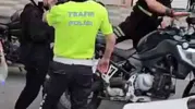 Trabzon'da YKS telaşına polis motosikletleri yetişti