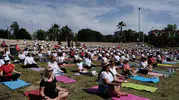 Büyükçekmece’de yoga günü coşkusu