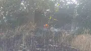 Çanakkale Helvacı köyünde tarla yangını paniği