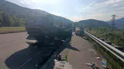 Tokat’ta sabah saatlerinde gerçekleşen trafik kazası acı bitti