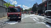 Sultangazi’de avize atölyesinde çıkan yangın mahalleyi duman altında bıraktı