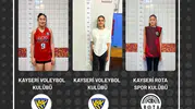 Kayserili üç voleybolcu milli takım kampına çağrıldı