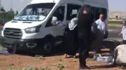 Batman'da minibüs kazası 15 kişiyi hastanelik etti