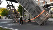 Yozgat trafiğini kilitleyen tır kazası