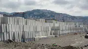 Trabzon sahilinde dev beton bloklar yükseliyor
