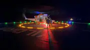 Zonguldak açıklarında gemide kaza geçiren işçi helikopterle kurtarıldı