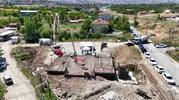 Malatya’da Başkan Er inşaat denetiminde beton dökümünü durdurdu