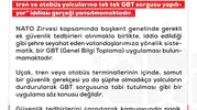 Ankara yolcularına GBT sorgusu yapıldığı iddiası asılsız çıktı