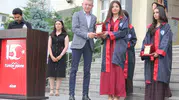 Iğdır’da lise mezuniyetinde heyecanlı veda