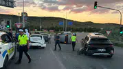 Kayseri'de trafik ışıklarında zincirleme kaza 4 kişi hastanelik oldu