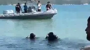 Baraj gölünde boğulma tehlikesi geçiren çocuğu polis hayata döndürdü