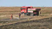 Kütahya’da hasat vakti çıkan yangın tarlayı küle çevirdi