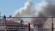 Ataşehir Yenisahra’da çatı yangını paniği