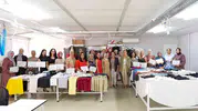 Didimli kadınlar dikiş kursunda yeteneklerini sergiledi