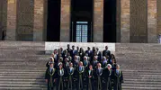 Uyuşmazlık Mahkemesi 81’inci yaşını Anıtkabir’de kutladı