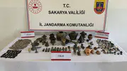 Geyve'de Anadolu Mirası operasyonuyla yüzlerce tarihi eser kurtarıldı