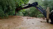 Malatya’da taşkın sonrası kanyon yolları kapandı