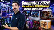Computex 2026 fuarında bilgisayar kasaları sanata dönüştü