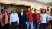 Vezirköprü Kaymakamı Özgür Kaya yeni görev yerine uğurlandı