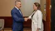 Hakan Fidan Kanada temaslarında Türk kökenli vekille buluştu