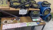 Samandağ'da uyuşturucu ve silah operasyonu 6 tutuklama