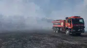 Burhaniye’de zeytinlikleri tehdit eden yangın büyümeden söndürüldü