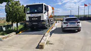 Uzunköprü'de aşırı yük taşıyan kamyon sahibine ağır fatura