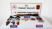 Yozgat Yerköy operasyonunda çok sayıda ruhsatsız silah yakalandı