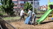 Nazilli parklarında bahar temizliği ve güvenlik mesaisi