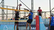 Ayvalık plaj voleybolu heyecanıyla ısındı