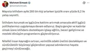 İşsizlik oranı yüzde 8,2 seviyesinde kaldı