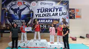 Sivaslı gençler Ankara’daki karate turnuvasında kürsüye çıktı