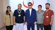 Midyatlı minik hastaların yüzünü Murat Kurşun güldürdü