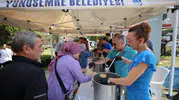 Yunusemre sokaklarında aşure kazanları kaynamaya başladı