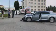 Iğdır Vali Konağı yolunda kaza 4 yaralı