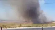 Büyükçekmece’de otluk alanda korkutan yangın