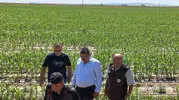 Karapınar çiftçisi dolu felaketinin yaralarını sarmaya çalışıyor