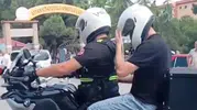Trabzon'da sınav telaşına polis müdahalesi