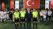 Denizli OSB sahalarında şampiyonlar kupalarına kavuştu