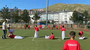 Bayburt'ta gençler sporla bağımlılığa karşı birleşti