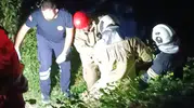 Bartın'da ırmağa düşen şahıs itfaiye operasyonuyla kurtarıldı