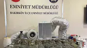 Beylikdüzü’ndeki evde uyuşturucu serası kuran şüpheliler yakalandı