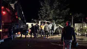 Bolu D-100 kara yolunda pikap hafriyat tırına çarptı
