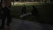 Konya merkezindeki parkta bulunan genç kız hastaneye kaldırıldı