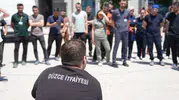Düzce’de hastane personeline yangın tatbikatı