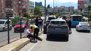 Antalya Mevlana üst geçidinde dört araç birbirine girdi