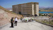 Kahta Meslek Yüksekokulu yolundaki kaza riski ortadan kaldırıldı