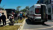Akçakoca Çuhallı çarşısında motosiklet kazası