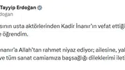 Yeşilçamın efsanesi Kadir İnanır hayatını kaybetti